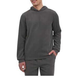 Eddie Bauer Men’s Textured Lounge Hoodie Gray Size S